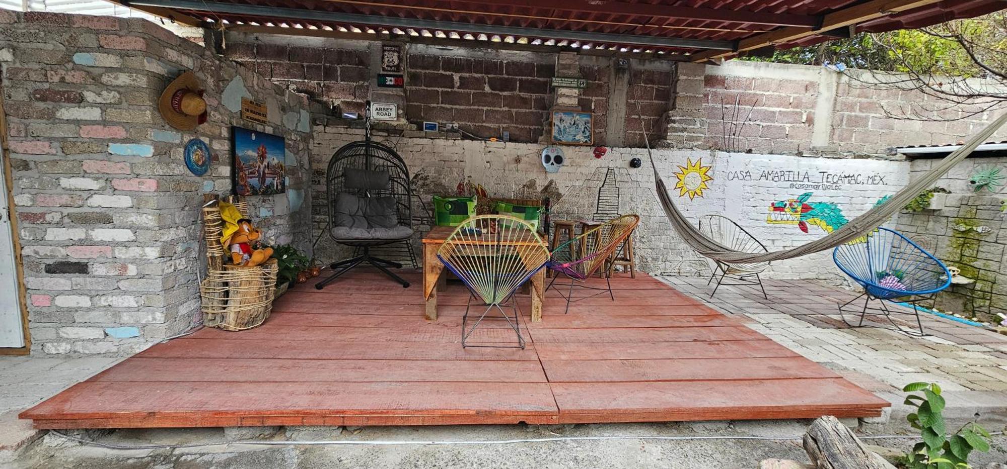 Отель Casa Amarilla Tecamac Санта-Крус-Текамак Экстерьер фото